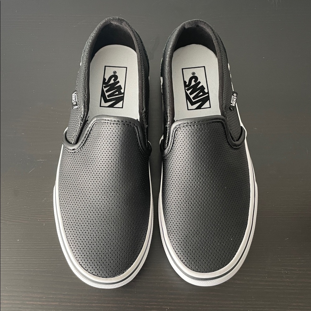 Vans Perforated Black Slip-On Shoes